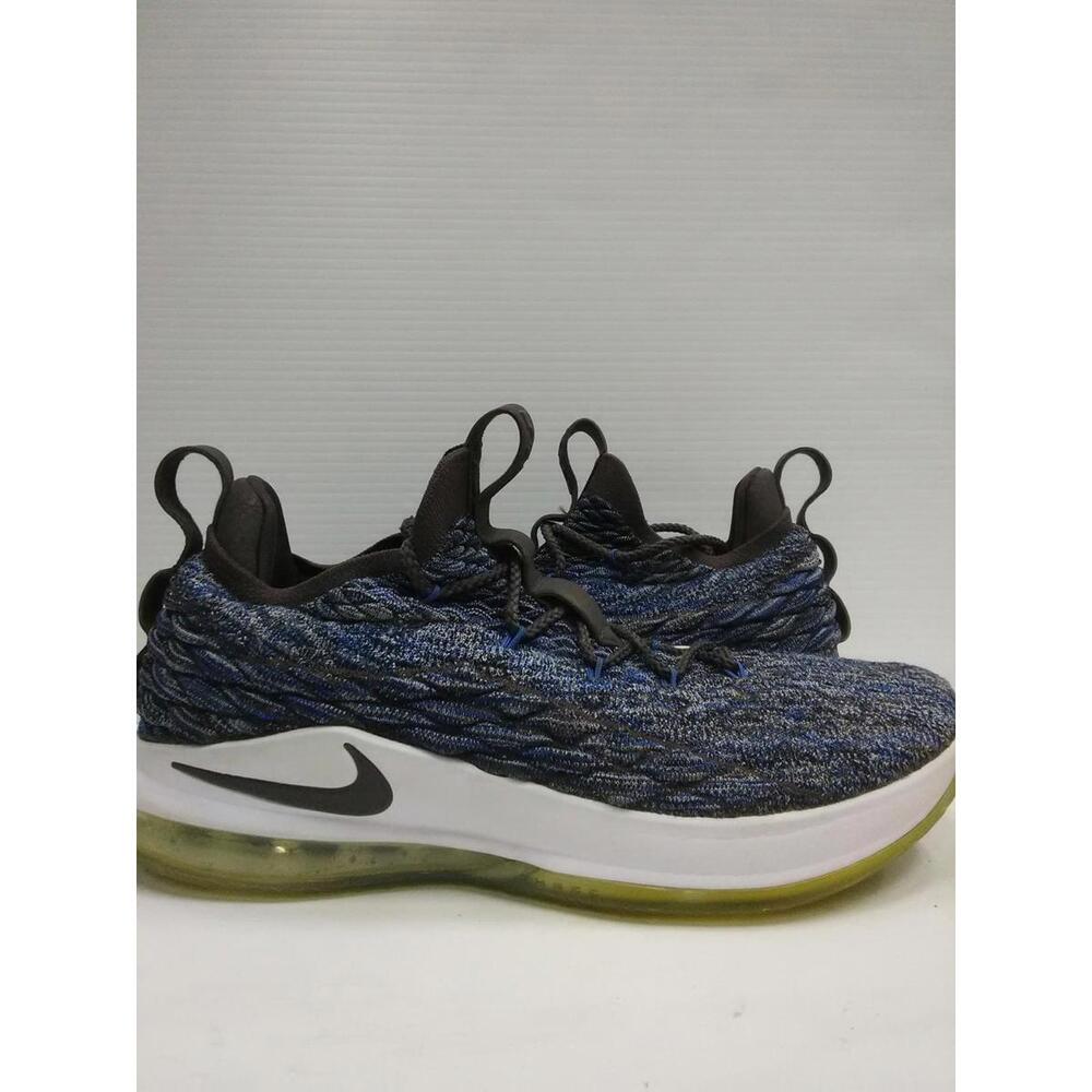 Nike LeBron 15 Low Shoes Mens Size 10.5 Blue Black Basketball Air Max AO1755 - Picture 5 of 11